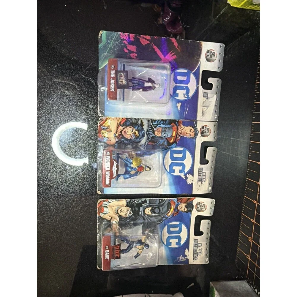 Jada Toys DC Nano Metalfigs Lot 3 Joker Wonder Woman Bane Die Cast Sealed